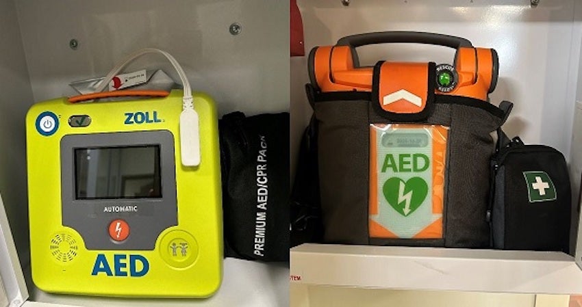 AEDs on the Oakland campus