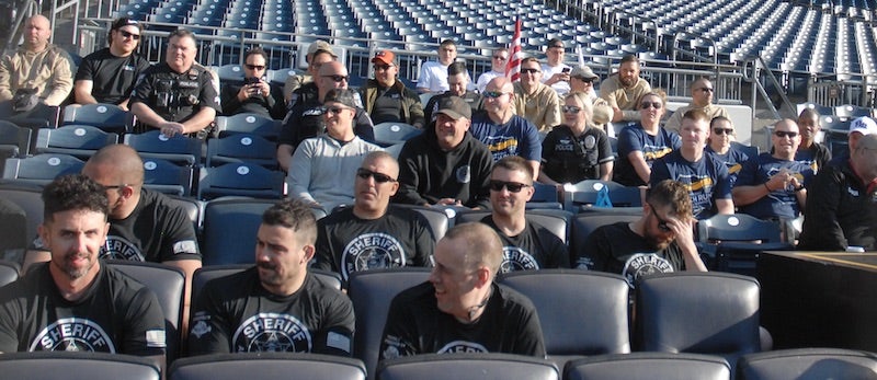 crowd in PNC Park stands