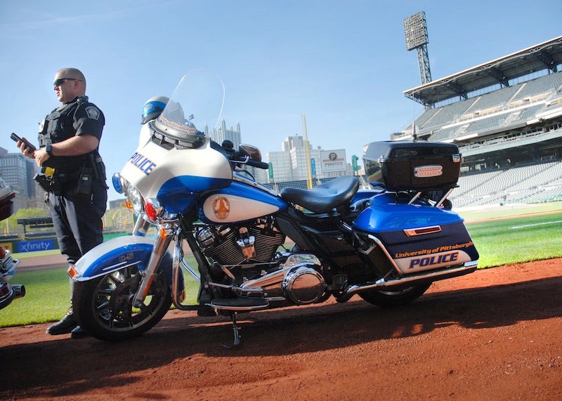 University of Pittsburgh Police motorcycle