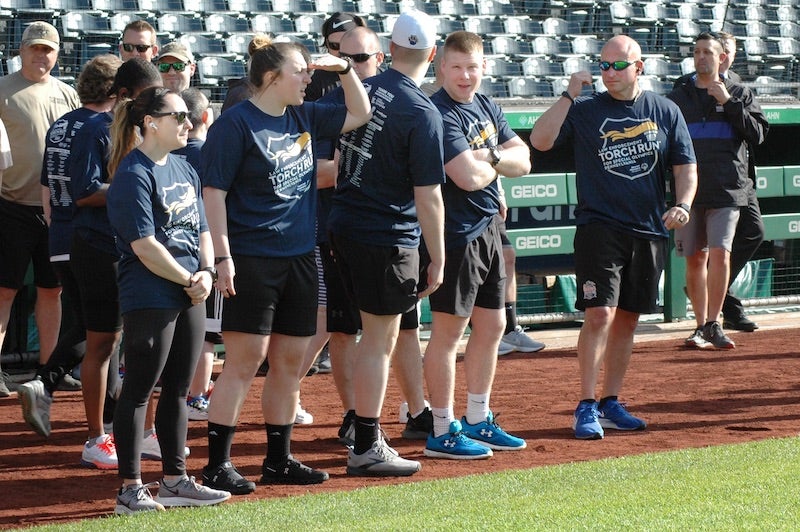 Pitt Police officers at PNC park