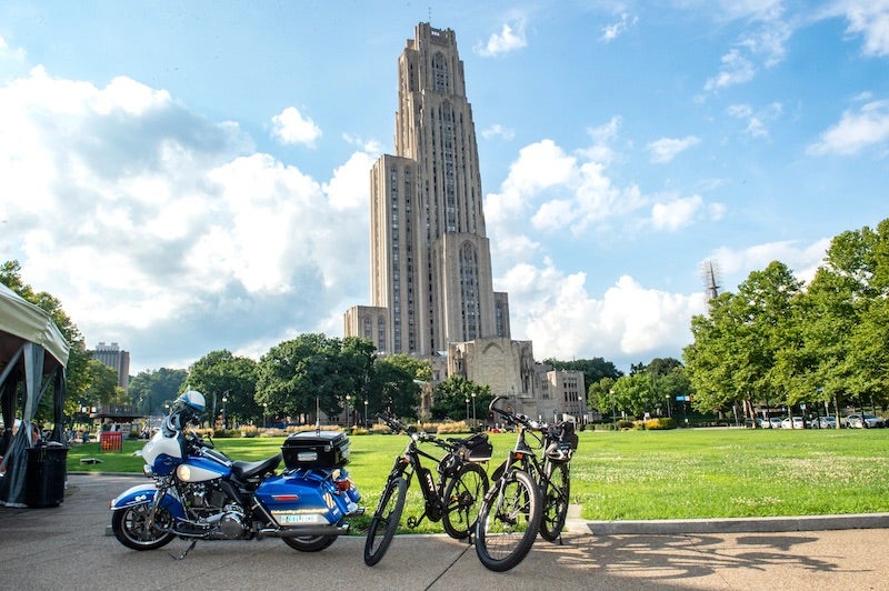 Schenley Plaza and the Cathedral of Learning