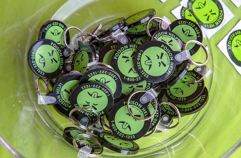 Mr. Yuk keychains