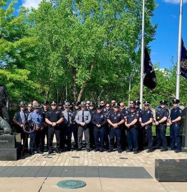 Pitt Police and Allegheny officers